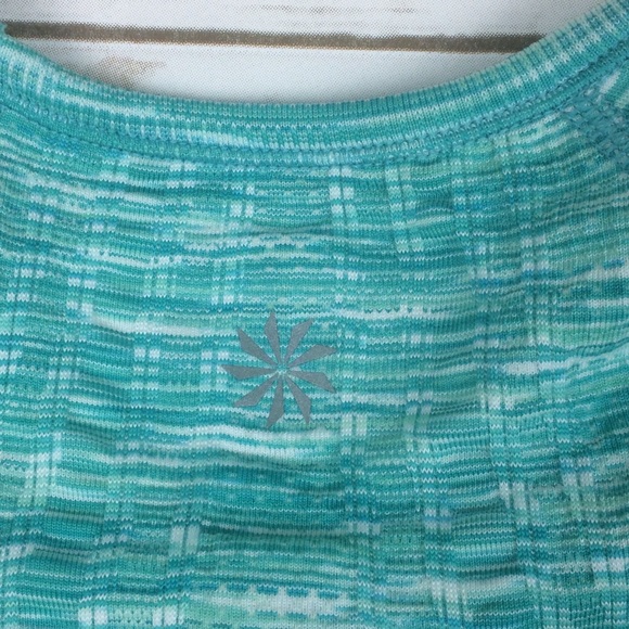 Athleta turquoise short sleeve fastest track tee - Picture 7 of 8